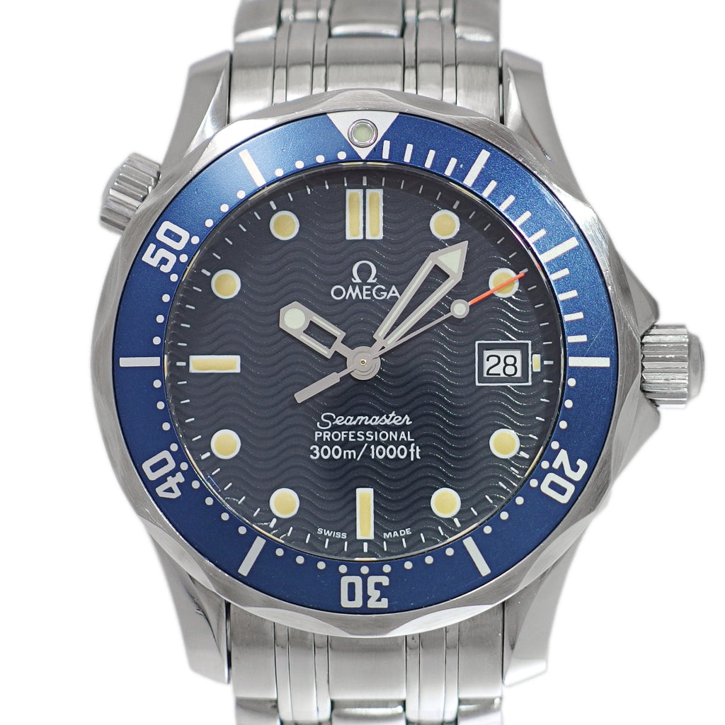 オメガ シーマスター プロフェッショナル 300m 2561.80 青 ミドルサイズ 36mm クオーツ 1995年製 USED Omega