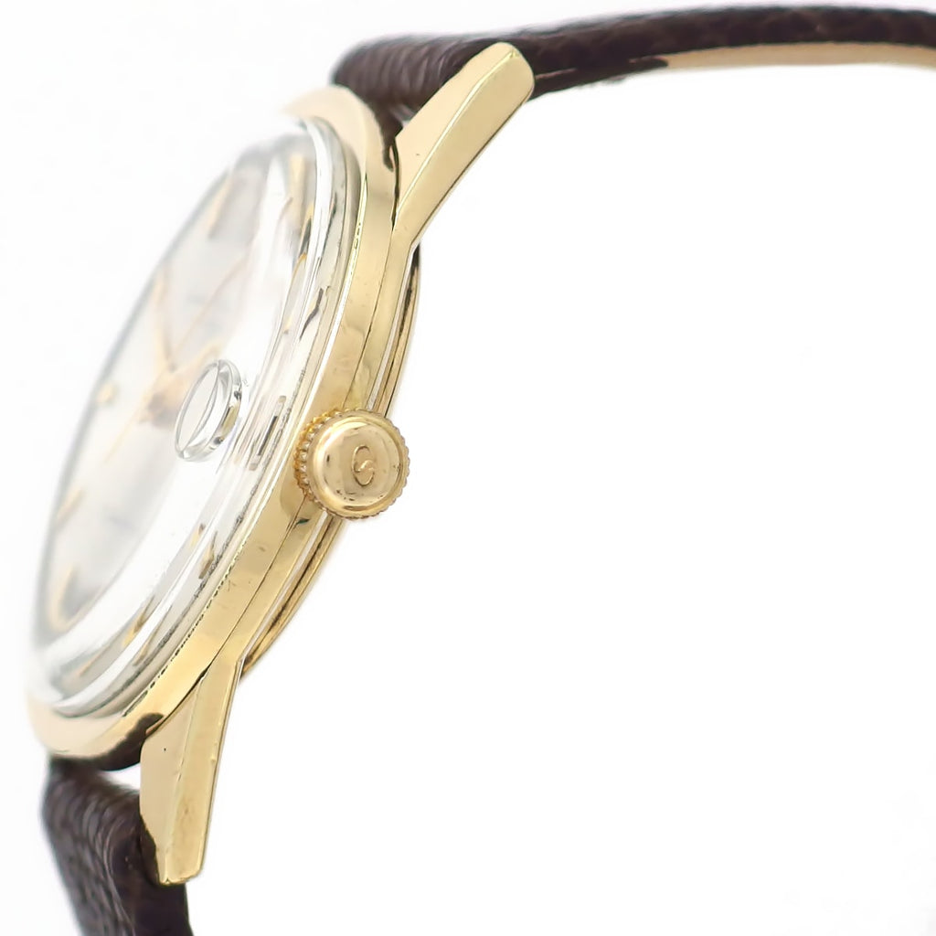 Grand Prix Orient Calendar S84063, 14K Gold Filled, 35.2mm, 25 Jewels, Manual Winding, Overhauled, Circa 1961
