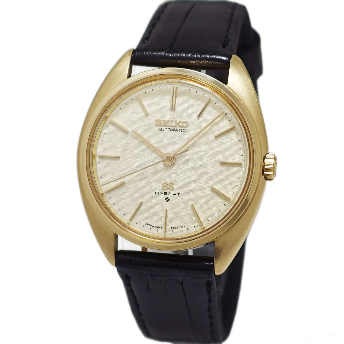 [Rare] Grand Seiko 5641-7005, 18K Solid Gold Case, Original Buckle, Automatic, Serviced, Manufactured in 1971 (Showa 46)