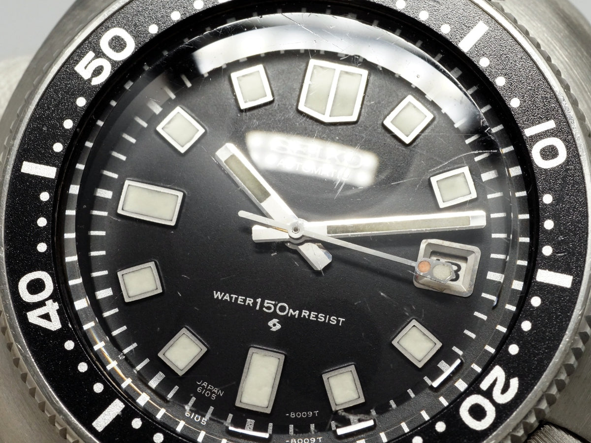 セイコー セカンドダイバー 150m 6105-8110 自動巻 OH済 1974年／昭和49年製 Seiko