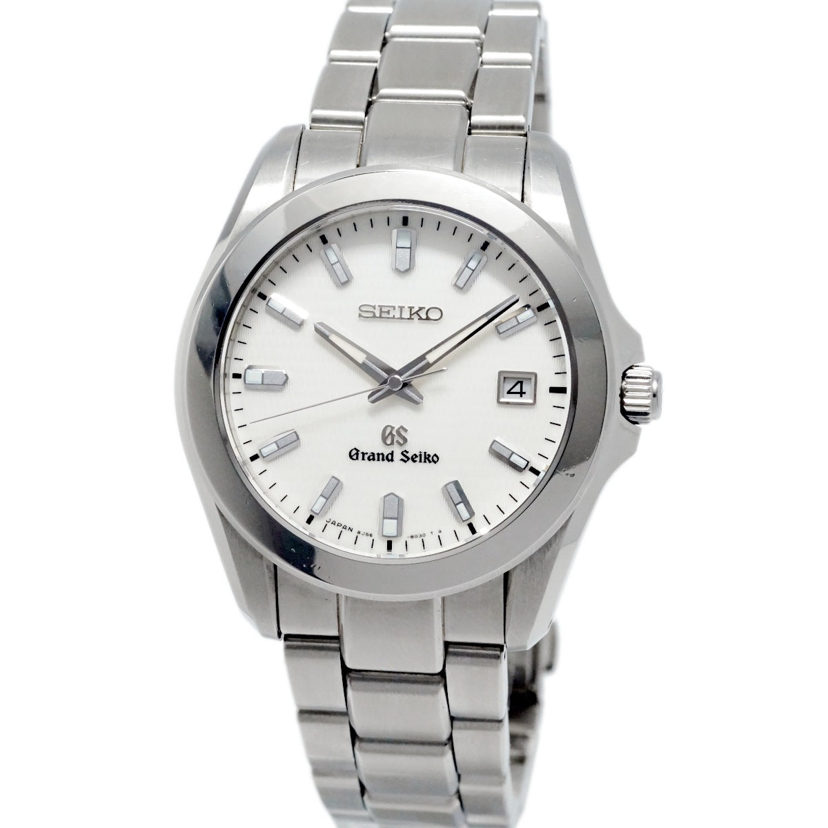グランドセイコー SBGF017 8J56-8020 ねじ込みリューズ 純正ブレスレット クオ－ツ 2007年製 USED Seiko