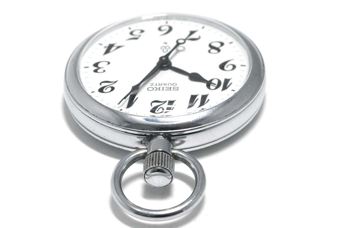 セイコー クオーツ 懐中時計 7550-0010 近鉄上運 昭和60年/1985年製 Seiko