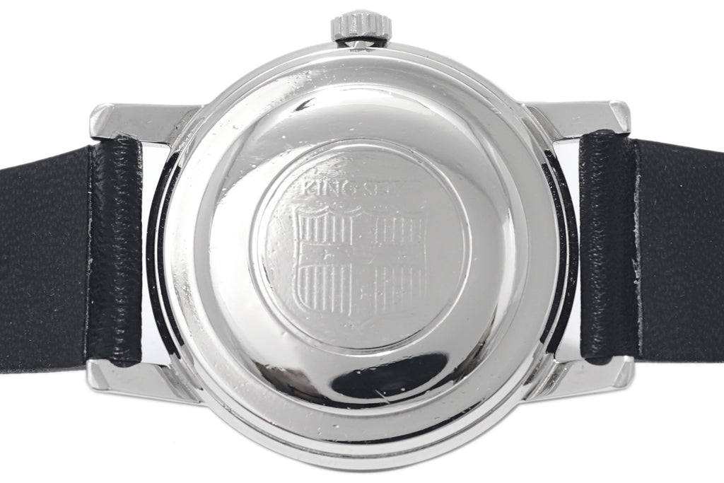 キングセイコー J14102E 1st ステンレス製 純正リューズ 25石 手巻 OH済 昭和38年/1963年製 Seiko
