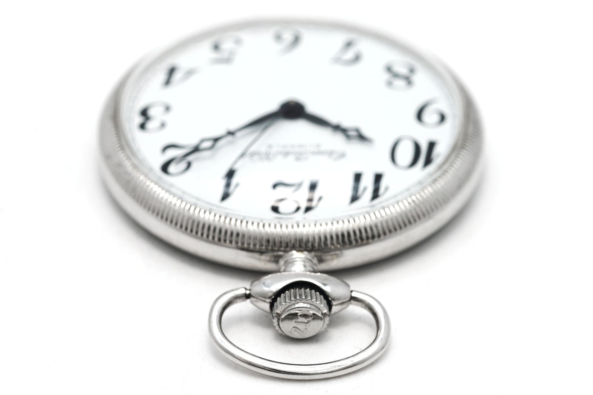 シチズン 懐中時計 コインエッジベゼル 4-022556Y WGP Cal.0200 21石 OH済 手巻 昭和39年/1964年製
