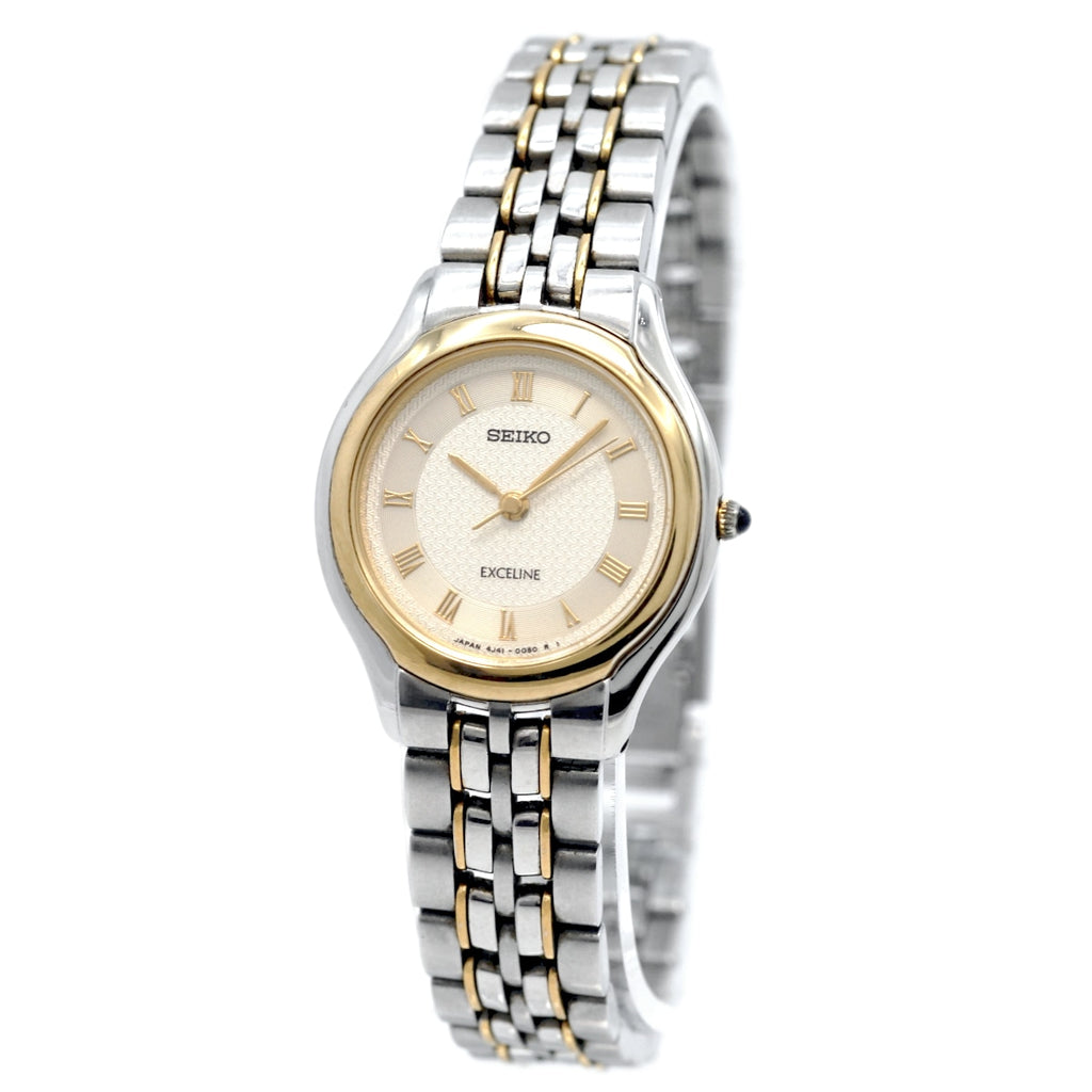 セイコー エクセリーヌ レディース SWDL004 4J41-0030 クオーツ 1994年製 USED Seiko