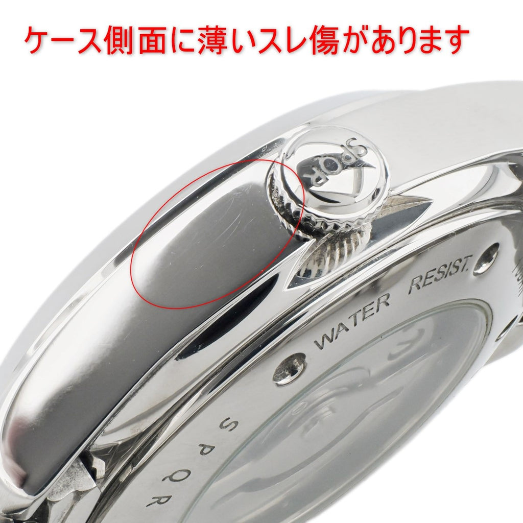 SPQR スポール Ref.8094 インディゴブルー文字盤 パワーリザーブ オリエント製ムーブメント 自動巻 USED ORIENT