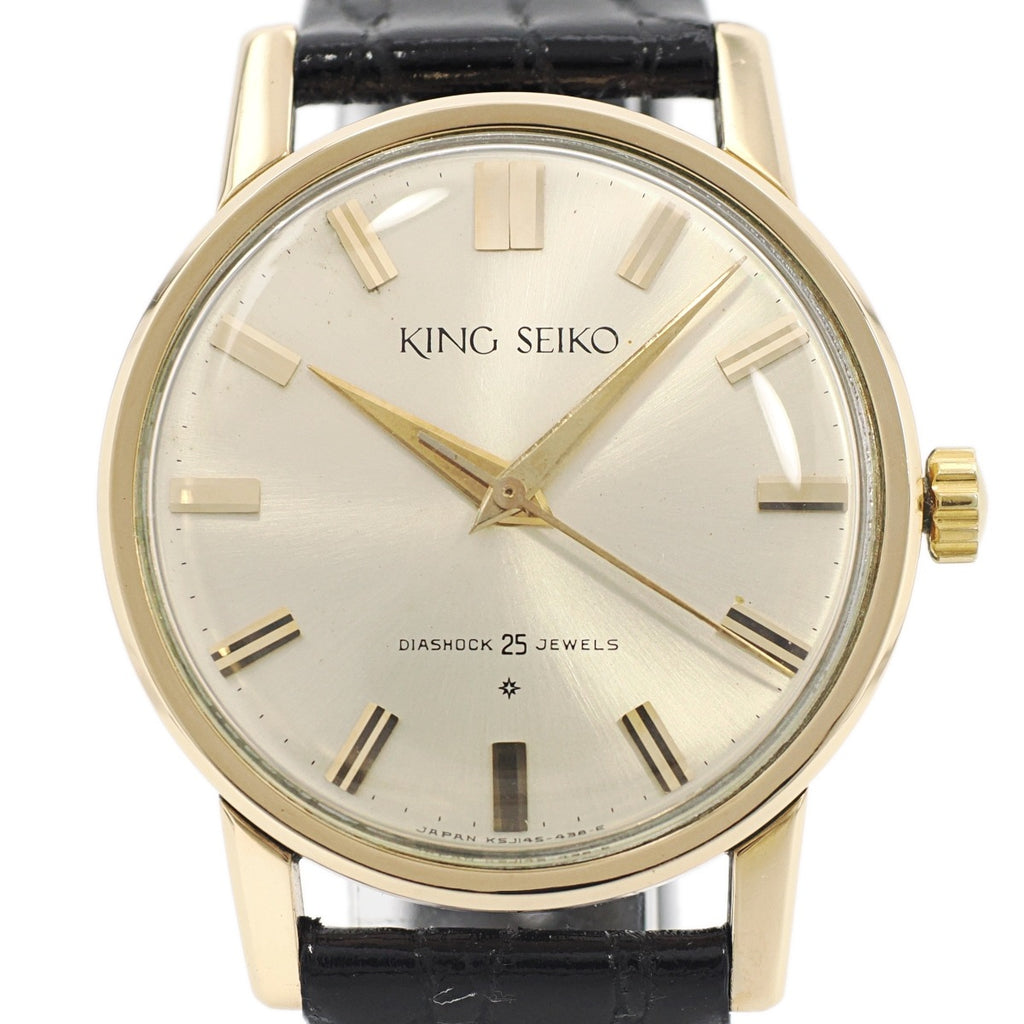 キングセイコー J14102E 1st SD文字盤 14金張り 25石 手巻 OH済 昭和36年/1961年製 King Seiko