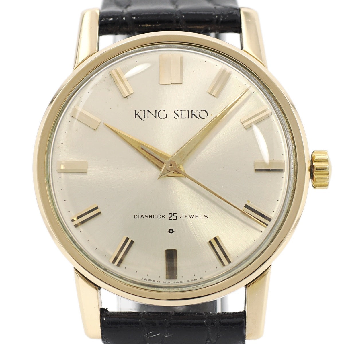 キングセイコー J14102E 1st SD文字盤 14金張り 25石 手巻 OH済 昭和36年/1961年製 King Seiko