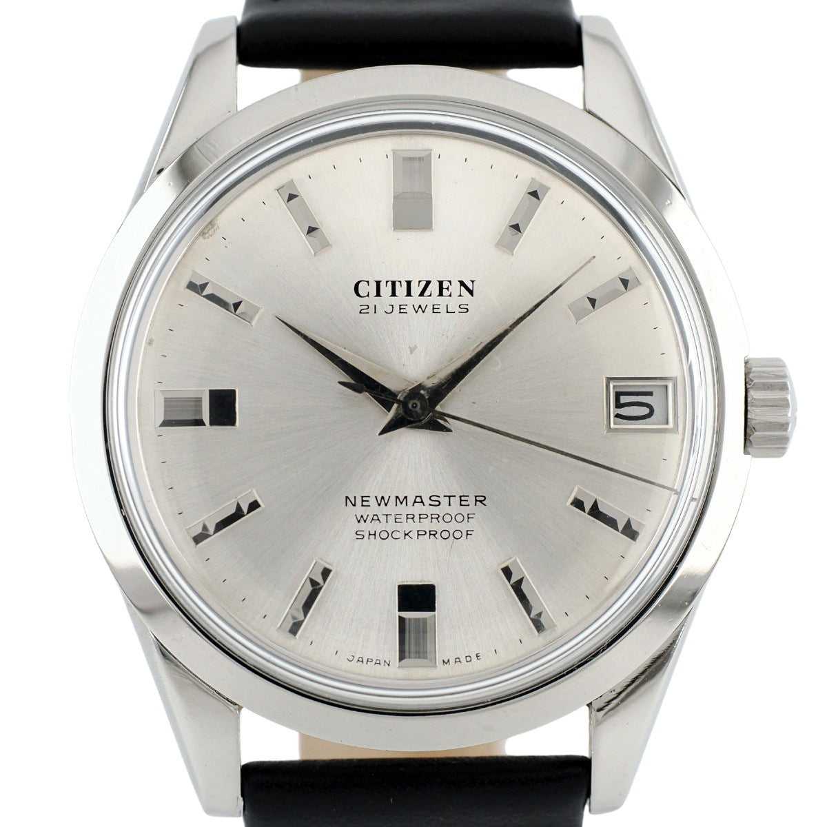 シチズン ニューマスター デイト 4-180615 C 63-1019 21石 手巻 OH済 昭和38年/1963年製 Citizen