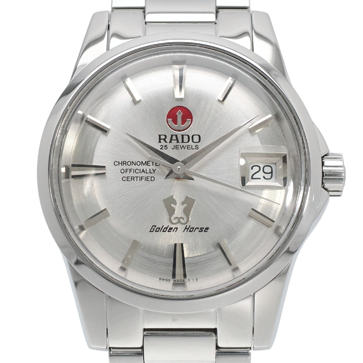 ラドー ゴールデンホース クロノメーター R84834123 復刻モデル 658.3834.4 ETA2824-2 自動巻 2008年 USED Rado