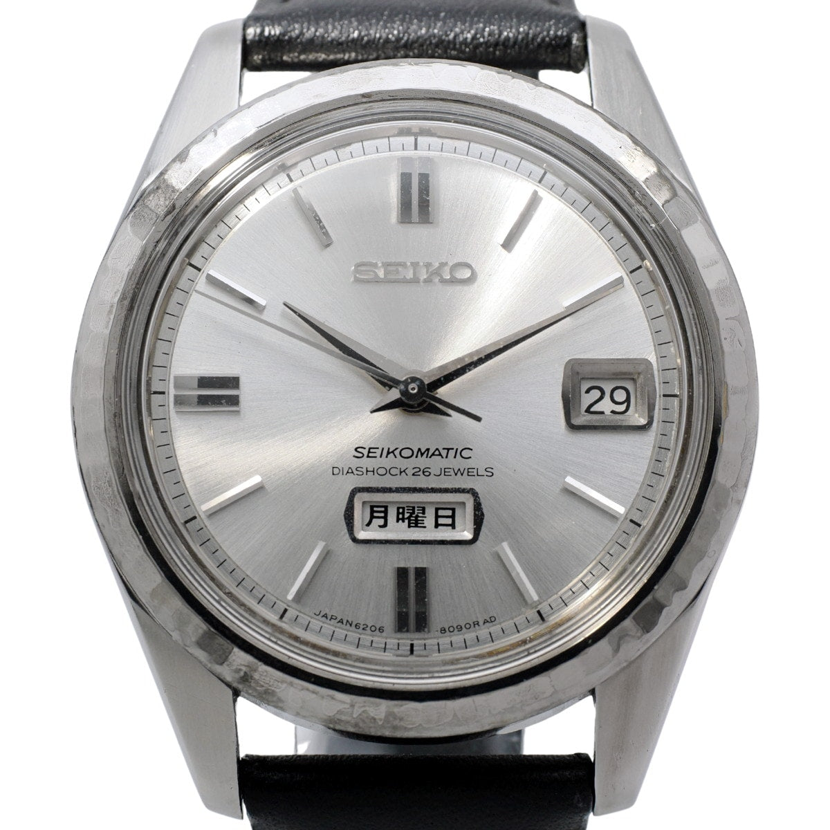 セイコー マチック ウィークデーター 6206-8100 Cal.6206B 26石 自動巻 OH済 昭和41年/1966年製