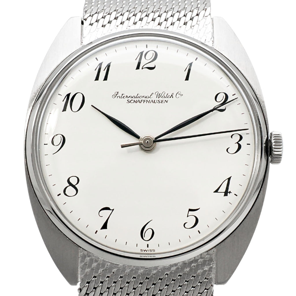 IWC Ref.2407 トノー型 純正メッシュブレスレット Cal.403 手巻き OH済 1973年製