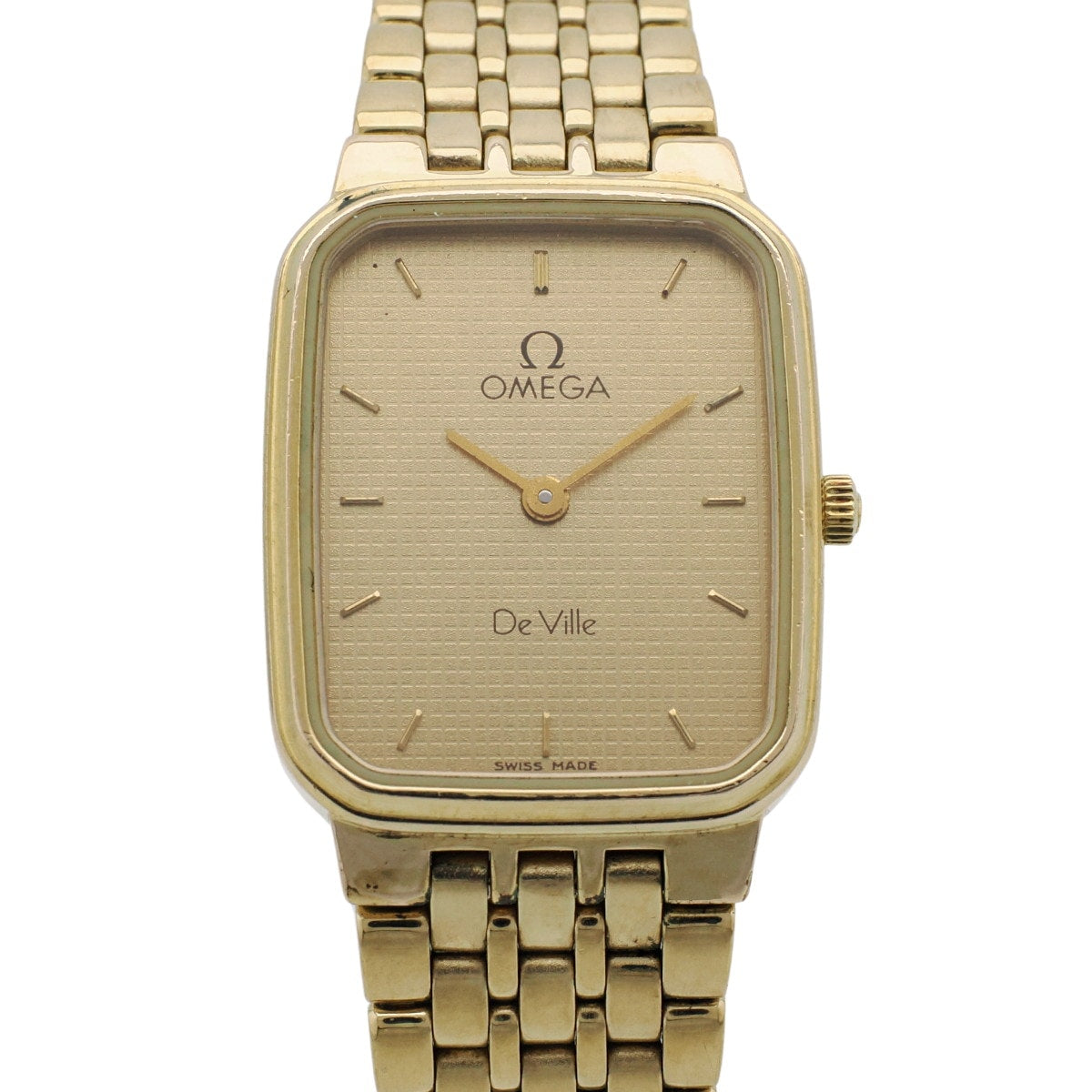 オメガ デヴィル レディース 金メッキ アンティーク 1375 クオーツ 1980年代 Omega