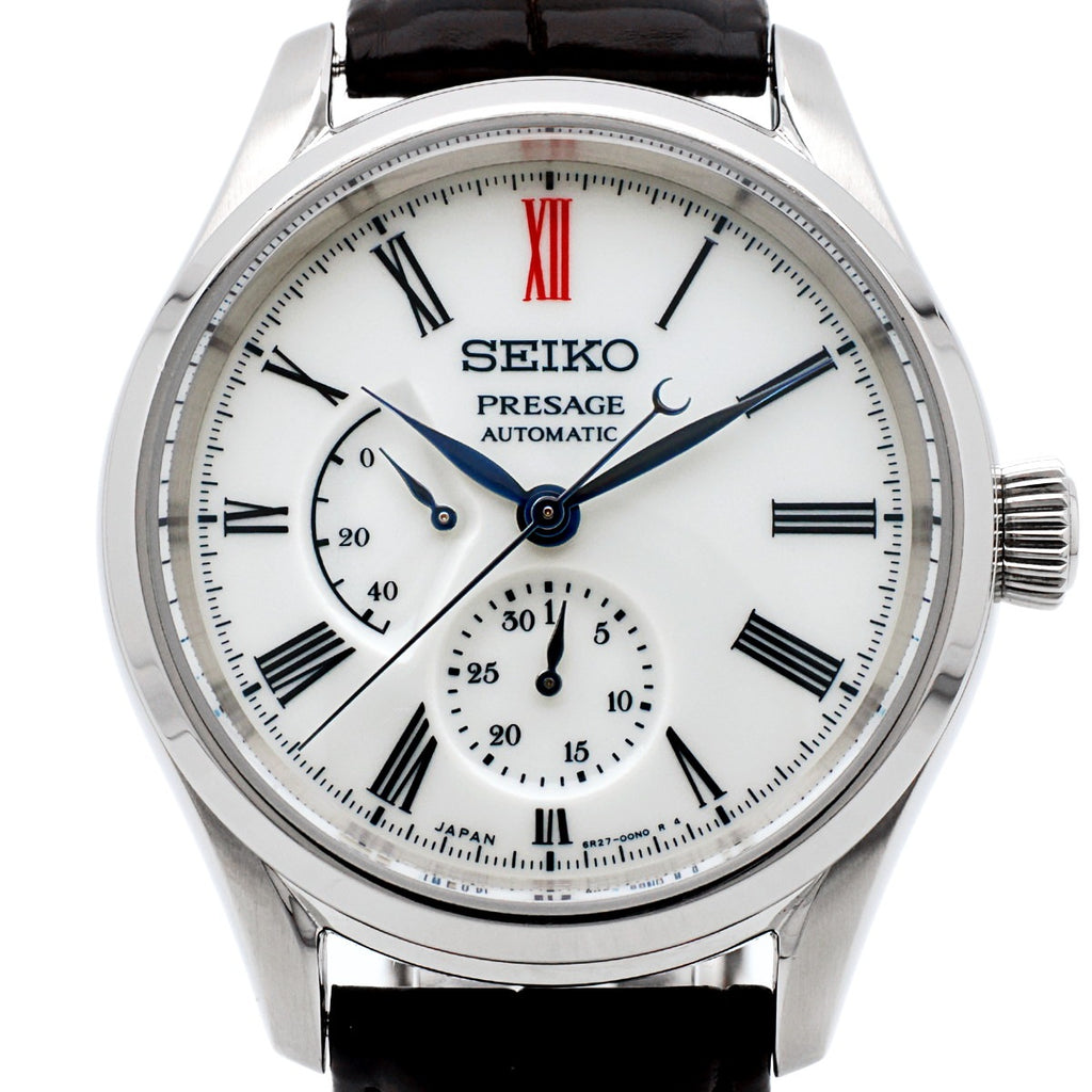 セイコー プレサージュ SARW049 有田焼文字盤 6R27-00N0 自動巻 2019年製 USED Seiko Presage