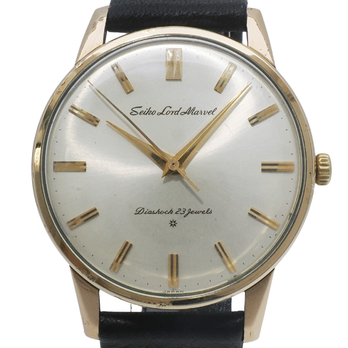 セイコー ロードマーベル 15023E 14金張り SD文字盤 23石 手巻 OH済 昭和38年/1963年製 Seiko
