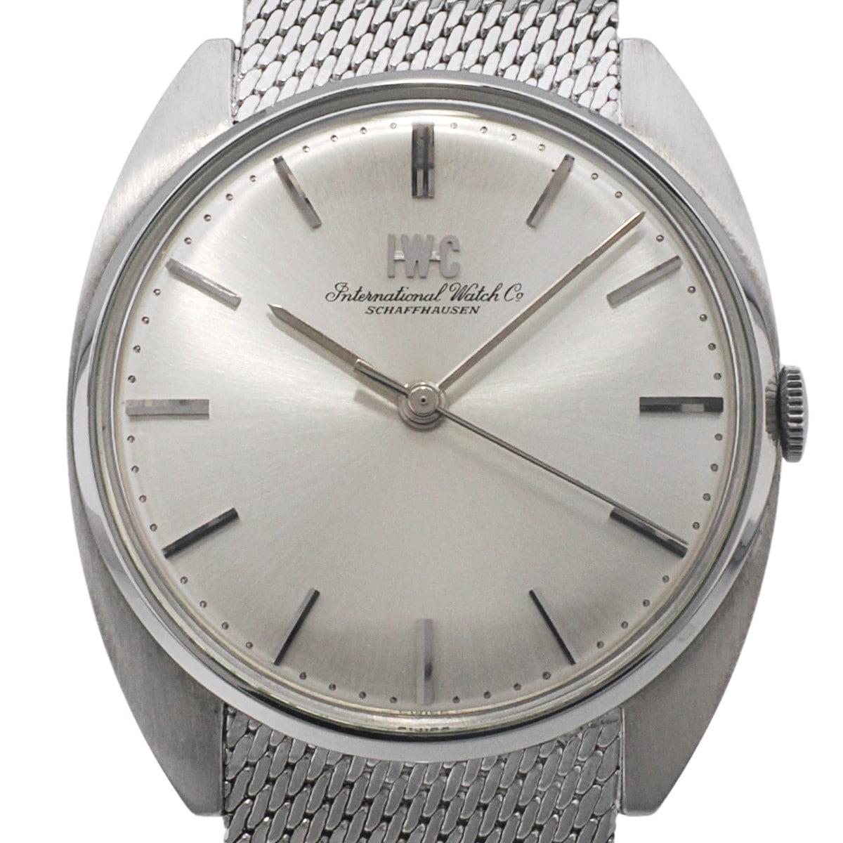 IWC Ref.2407 トノー型 純正メッシュブレスレット Cal.403 手巻き OH済 1973年製