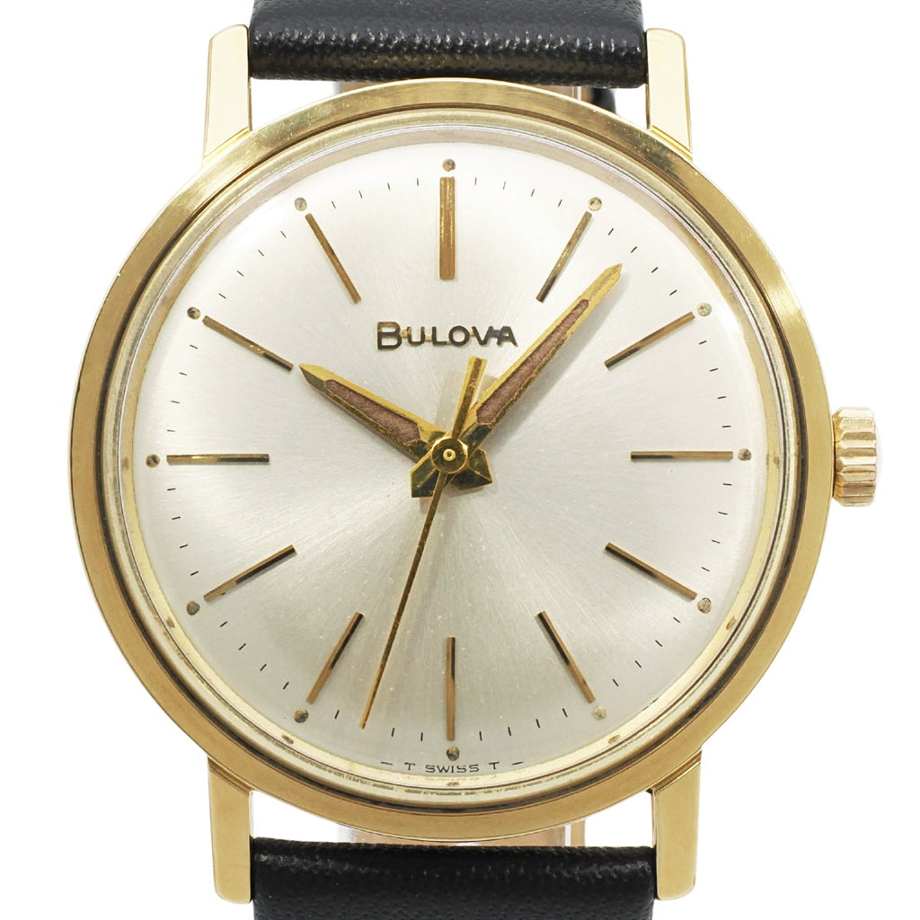 ブローバ 485-1 金メッキケース センターセコンド Cal.11ALC 17石 手巻 OH済 M8 1968年製 BULOVA