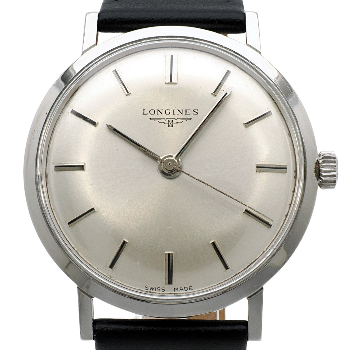 Longines Ref. 7839-4 Screw-back, with box, Cal. 284, 17 jewels, manual wind, serviced, 1967.