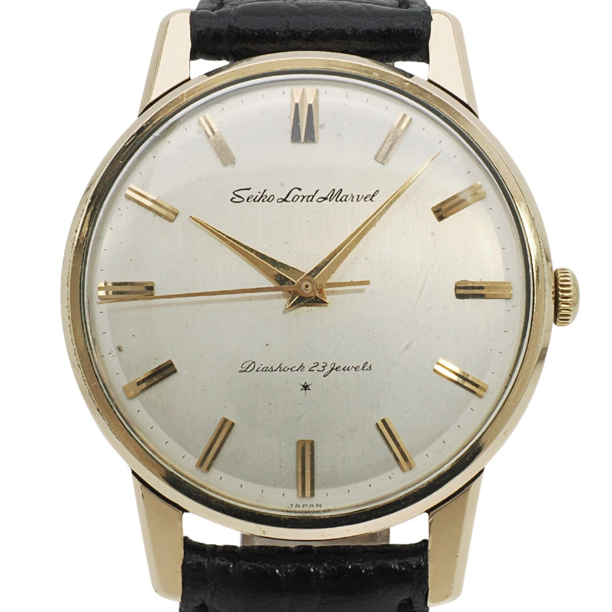 セイコー ロードマーベル 15027 14金張り AD文字盤 23石 手巻 OH済 昭和38年/1963年製 Seiko
