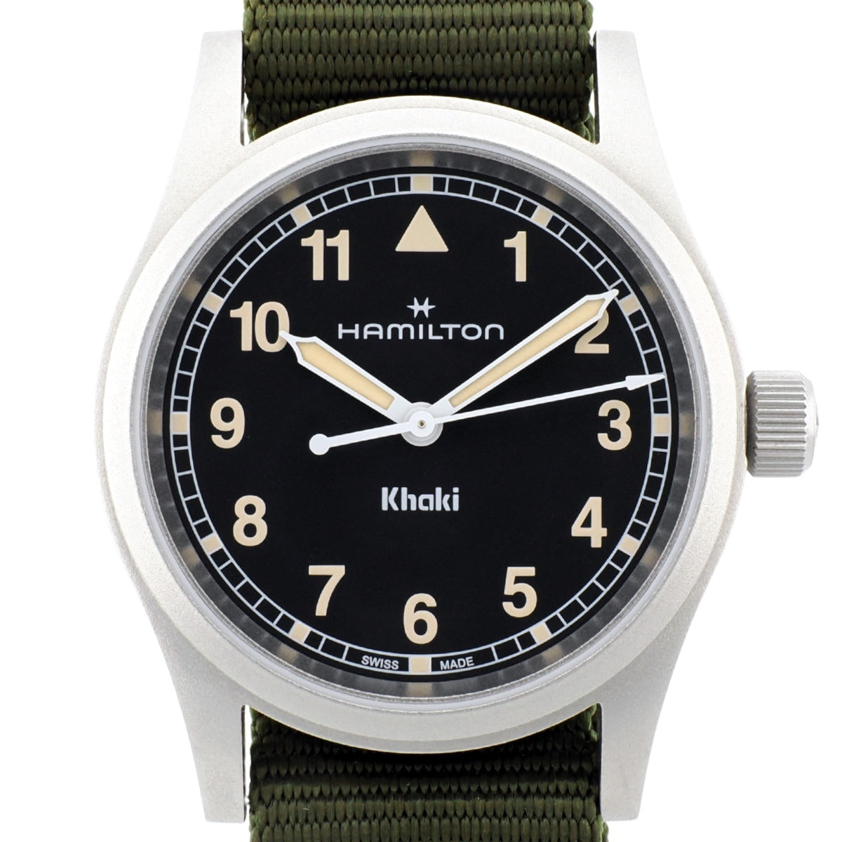 ハミルトン カーキ フィールド 33mm H69301930 ブラック文字盤 クオーツ 2025年購入 USED Hamilton