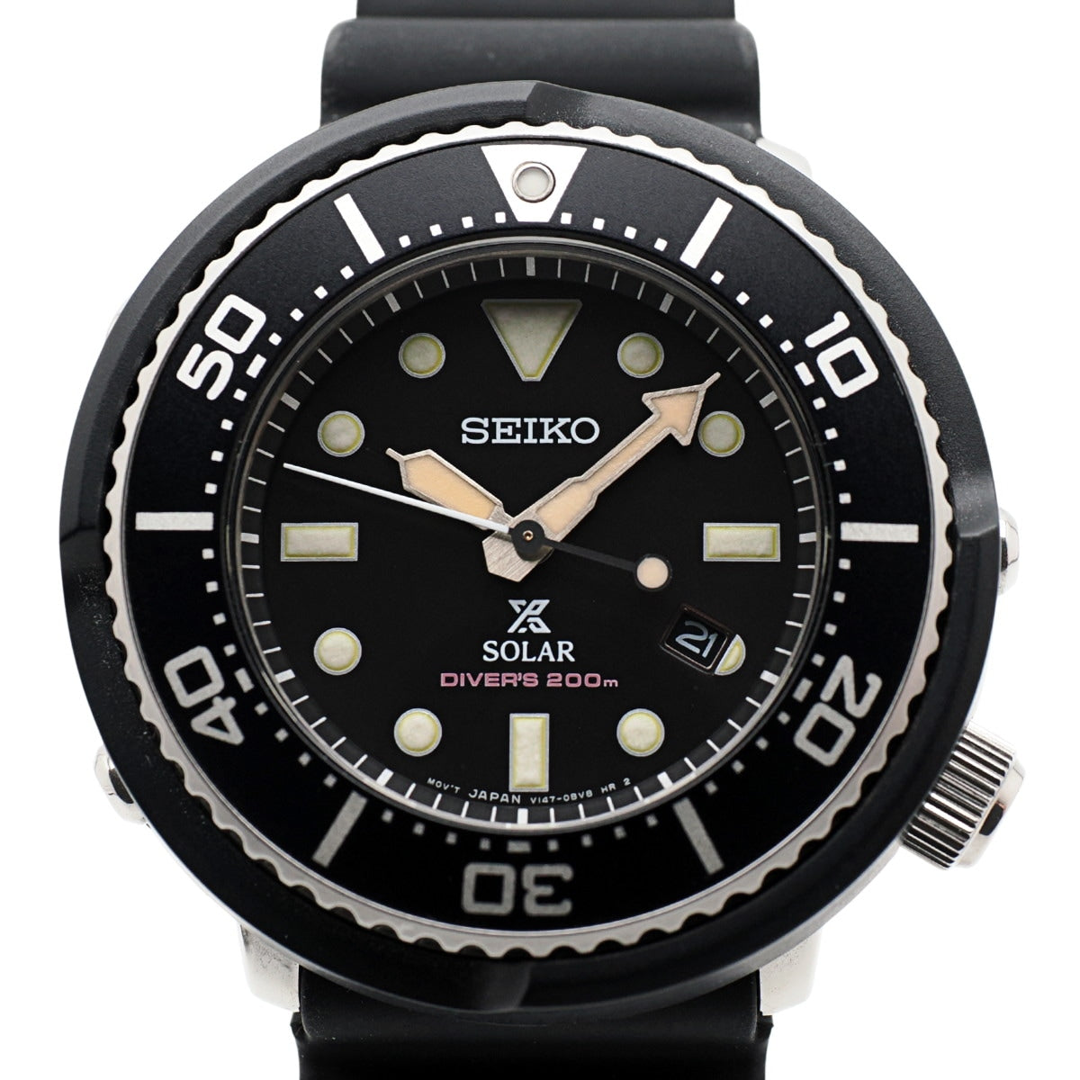 セイコー プロスペックス ダイバースキューバ SBDN043 V147-0BG0 ソーラー 2017年 USED Seiko