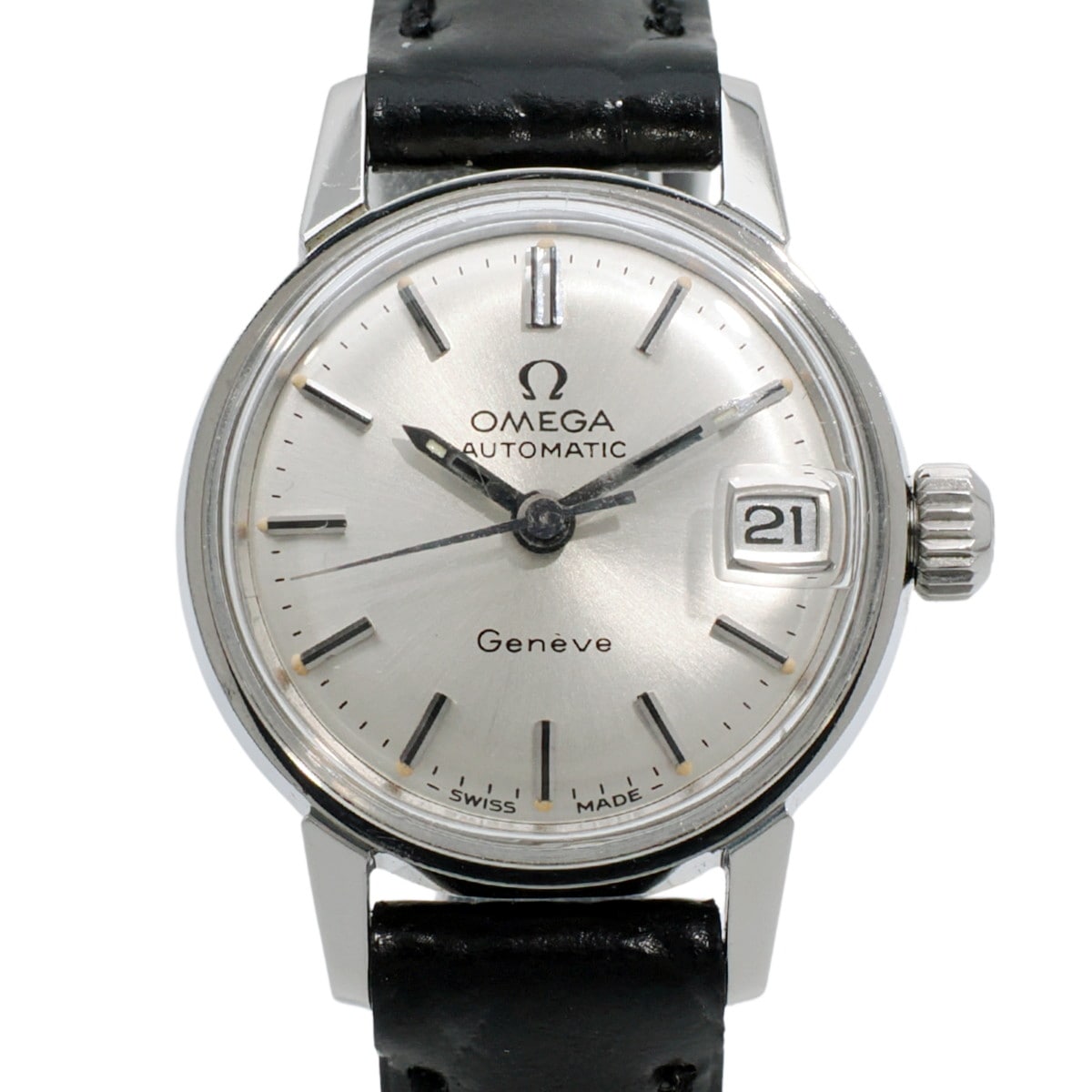 オメガ ジュネーブ レディース 566.002 純正尾錠付き Cal.684 自動巻 OH済 1970年製 Omega
