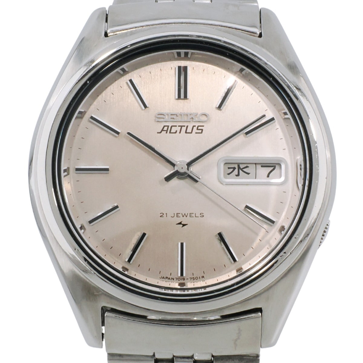 セイコー アクタス 7019-7430 純正ブレスレット 自動巻 OH済 1978年製