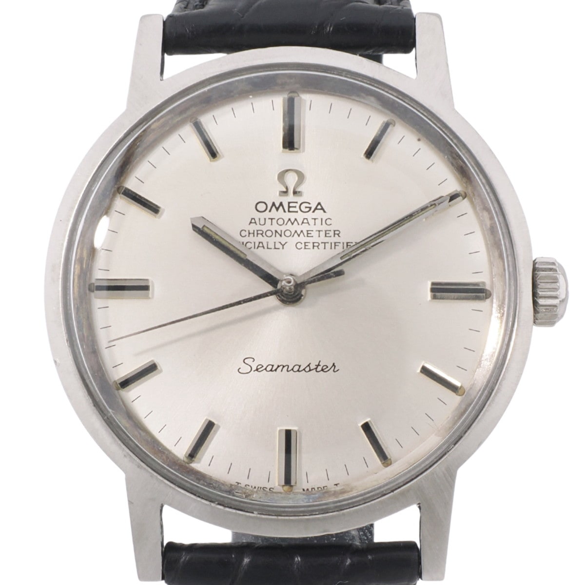 Omega Seamaster Chronometer No-Date 167.070 Original Buckle Cal.551 Automatic Winding Overhauled Made in 1967