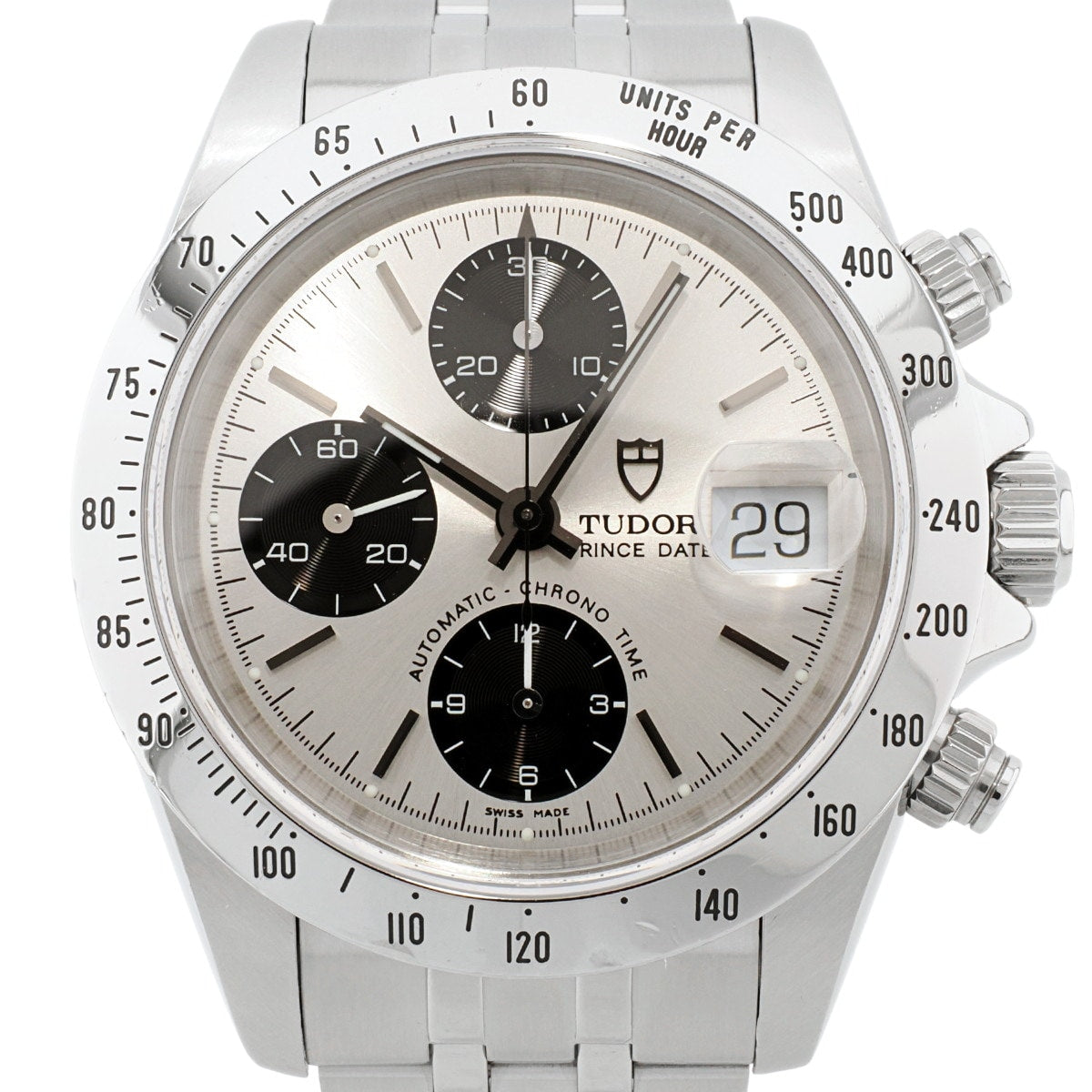 [Jan. 2026 Rolex Overhaul Completed / Over 170k JPY] Tudor 79280 Chrono Time Non-Tiger Panda with 1999 Original Guarantee and Box
