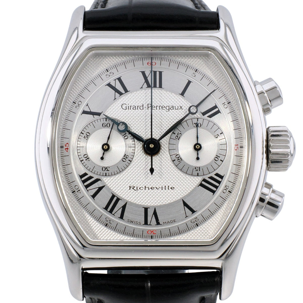 Girard-Perregaux Richeville Chronograph Ref. 2710, Lemania 1872, Manual-wind, Overhauled, 1990s, USED