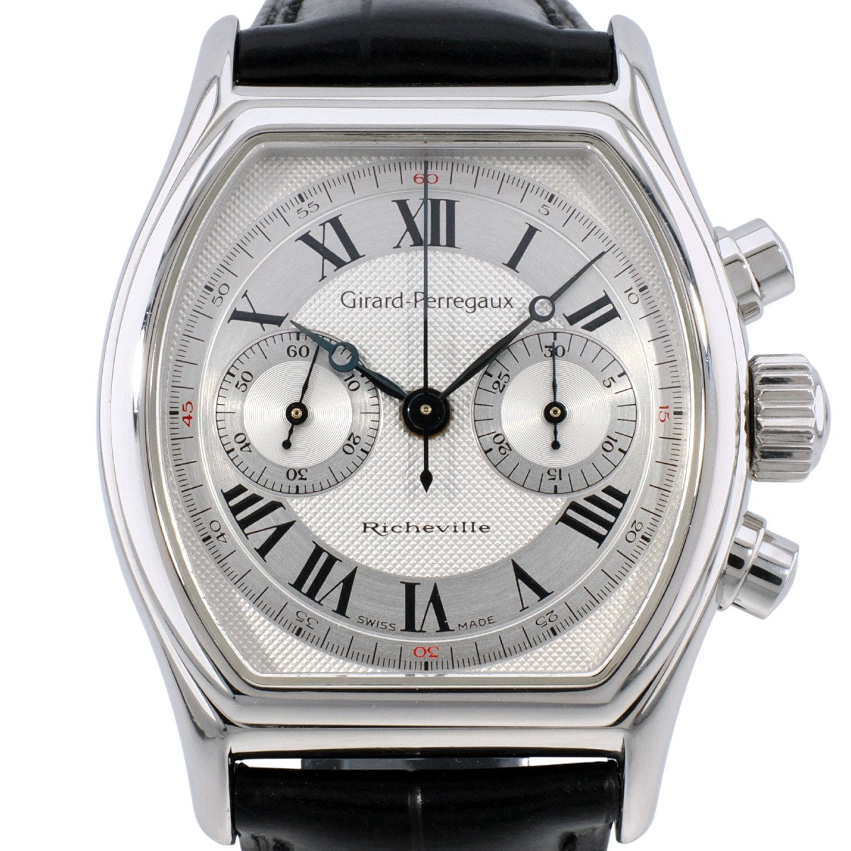 Girard-Perregaux Richeville Chronograph Ref. 2710, Lemania 1872, Manual-wind, Overhauled, 1990s, USED