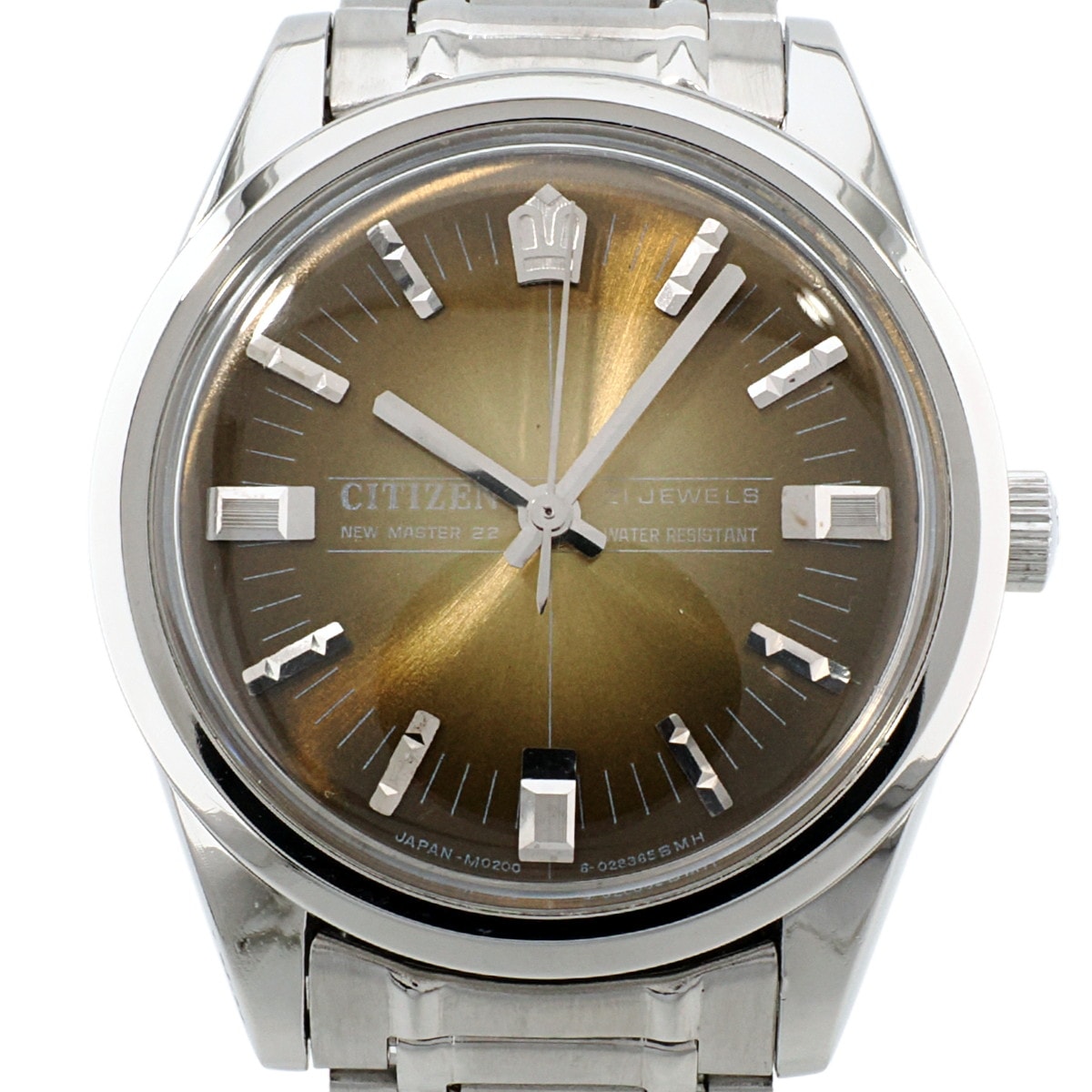 シチズン ニューマスター22 輸出仕様 63-4018 純正ブレスレット 手巻 OH済 1970年代 Citizen