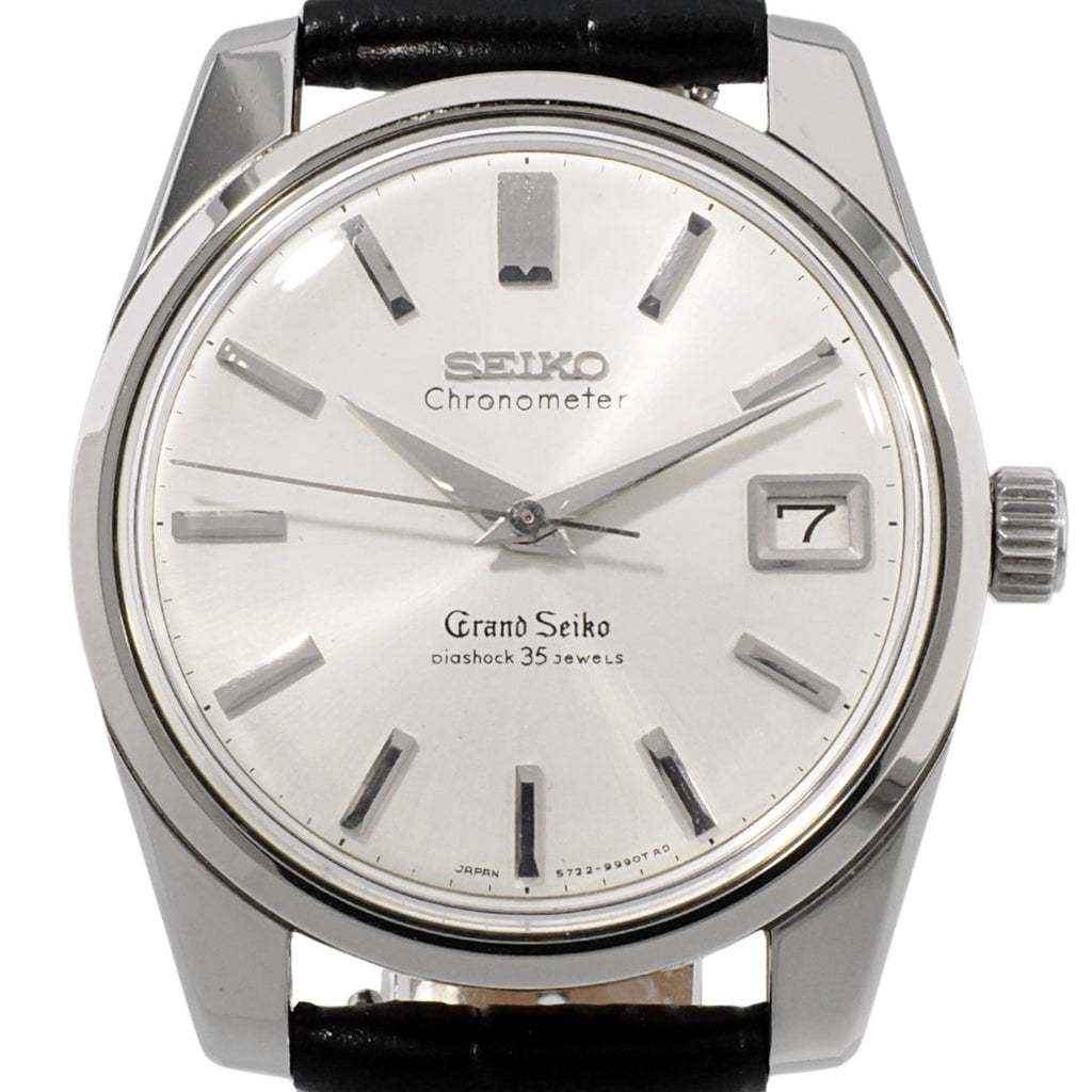 Grand Seiko Second Model 5722-9990 Lion Medallion, W-logo SEIKO crown, manual wind, serviced, manufactured in 1965 (Showa 40)