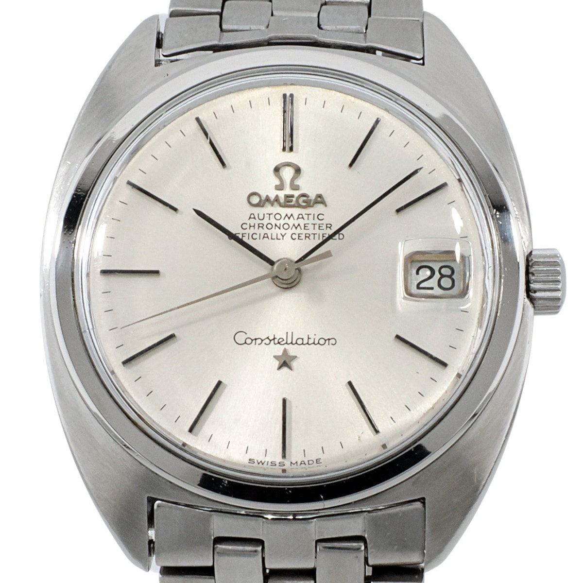 Omega Constellation 168.017, original bracelet, Cal. 561 automatic, serviced, made in 1966