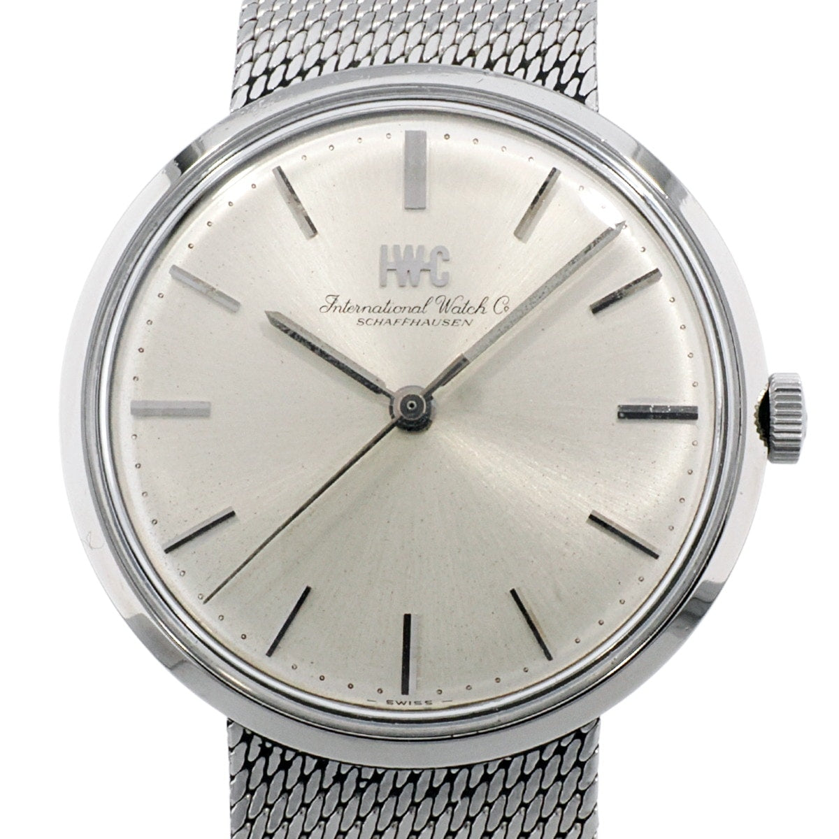 IWC Ref.2400 純正メッシュブレスレット Cal.403 手巻き OH済 1973年製
