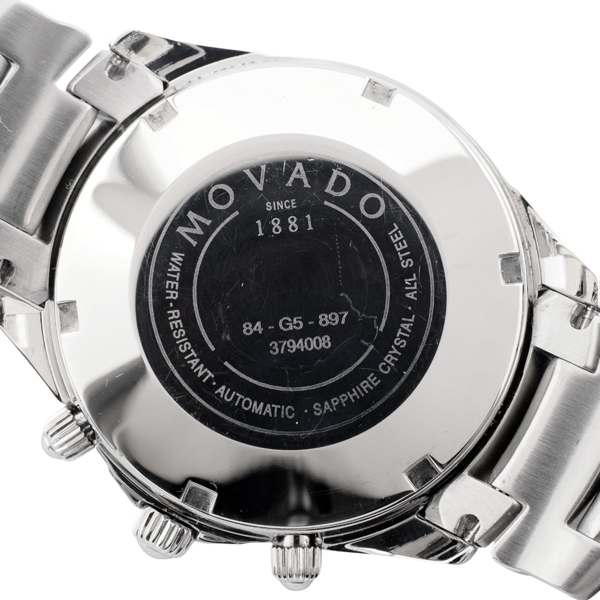 Movado Kingmatic 84-G5-897 Reverse Panda Dial Cal. 7750 Chronograph Automatic, Serviced, USED