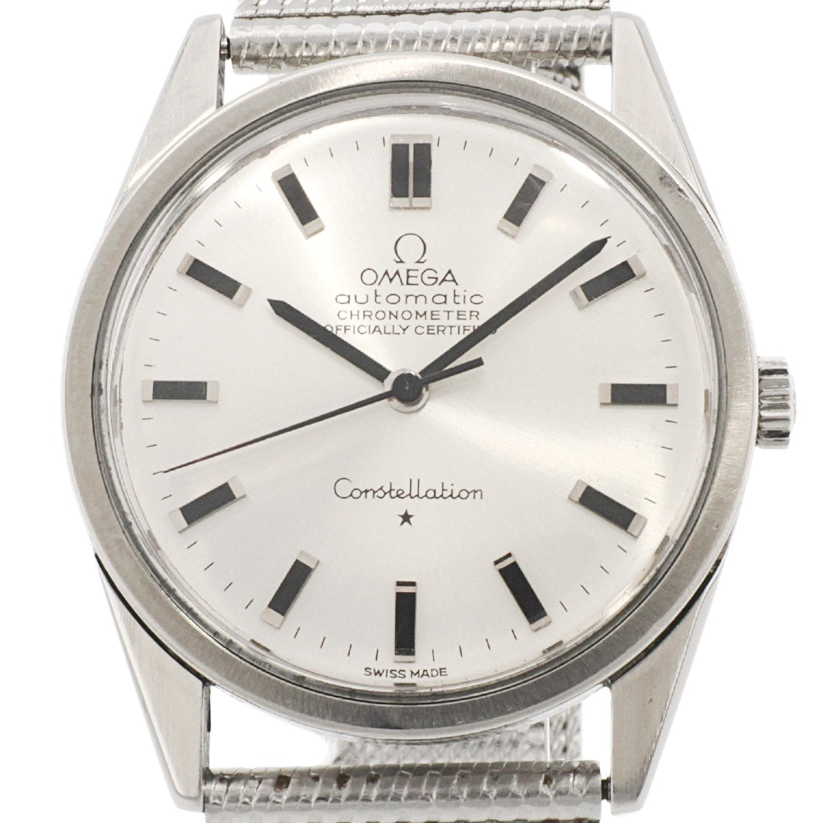 オメガ コンステレーション 167.021 33mm メッシュブレスレット Cal.712 自動巻 OH済 1968年製