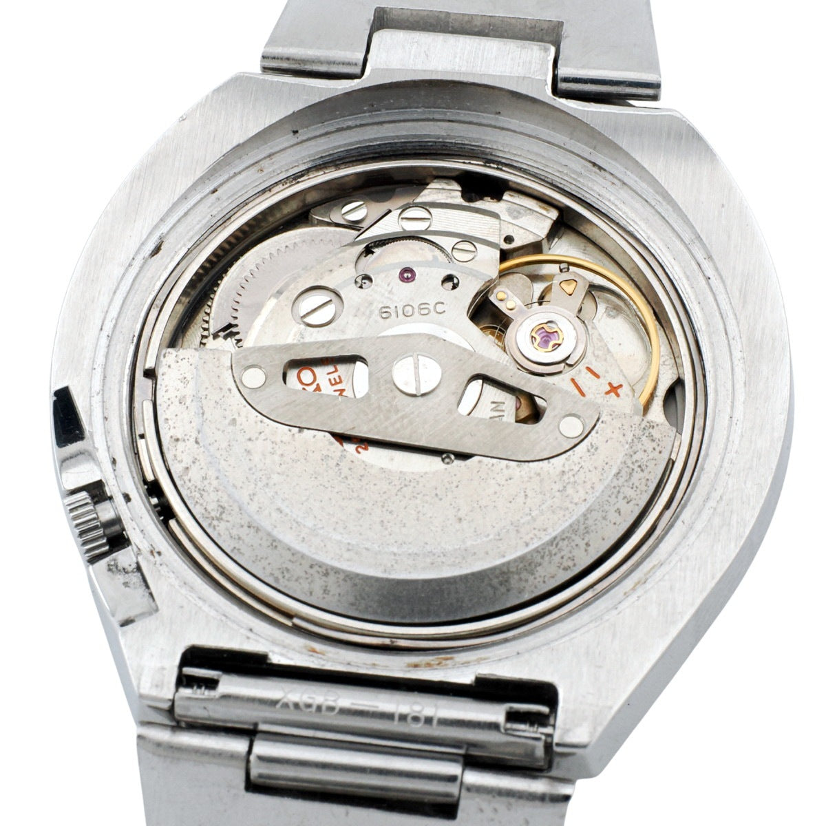 セイコー アドバン 6106-7560 上下非対称ケース 純正ブレス 自動巻 OH済 1972年製（昭和47年）