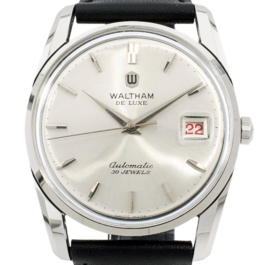Waltham De Luxe 30 Jewels, Red Gold Movement (ETA 1700/01), Automatic, Serviced, 1960s
