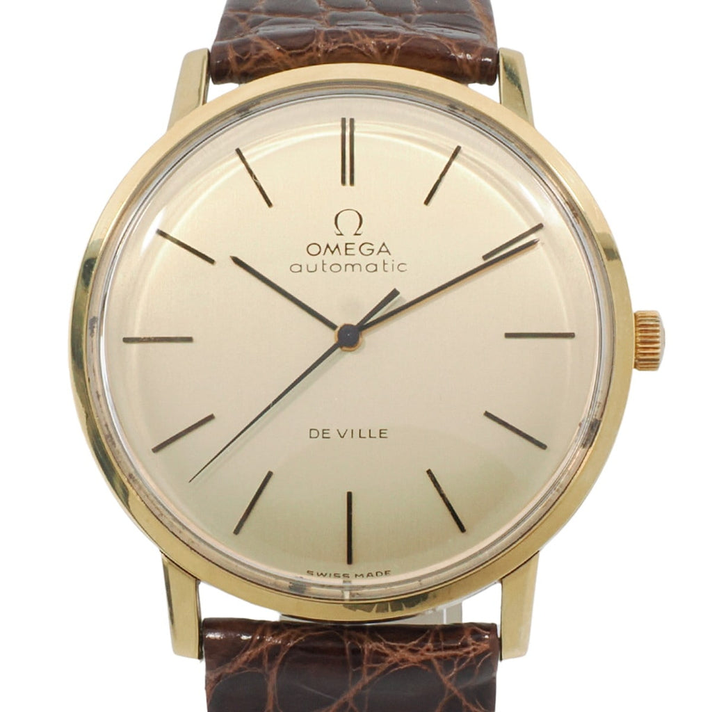 OMEGA De Ville Ref.165.008 Gold-filled case, with box and international warranty, Cal.711 automatic movement, serviced, 1968 model