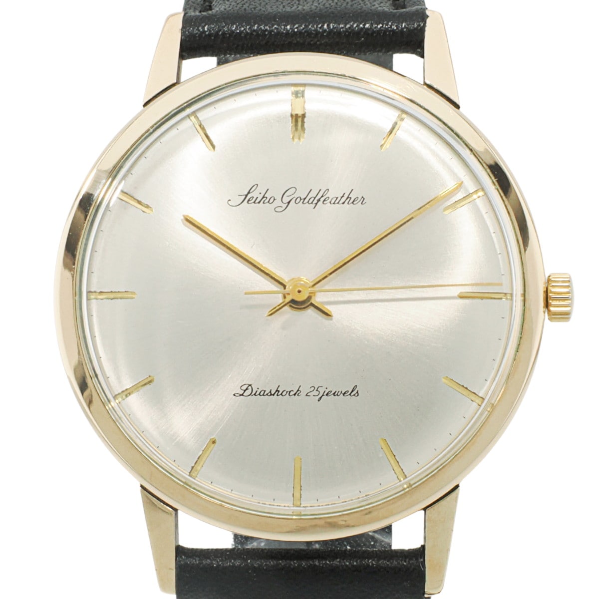 Seiko Goldfeather J14060E, 14K Gold-Filled, 25 Jewels, Manual Wind