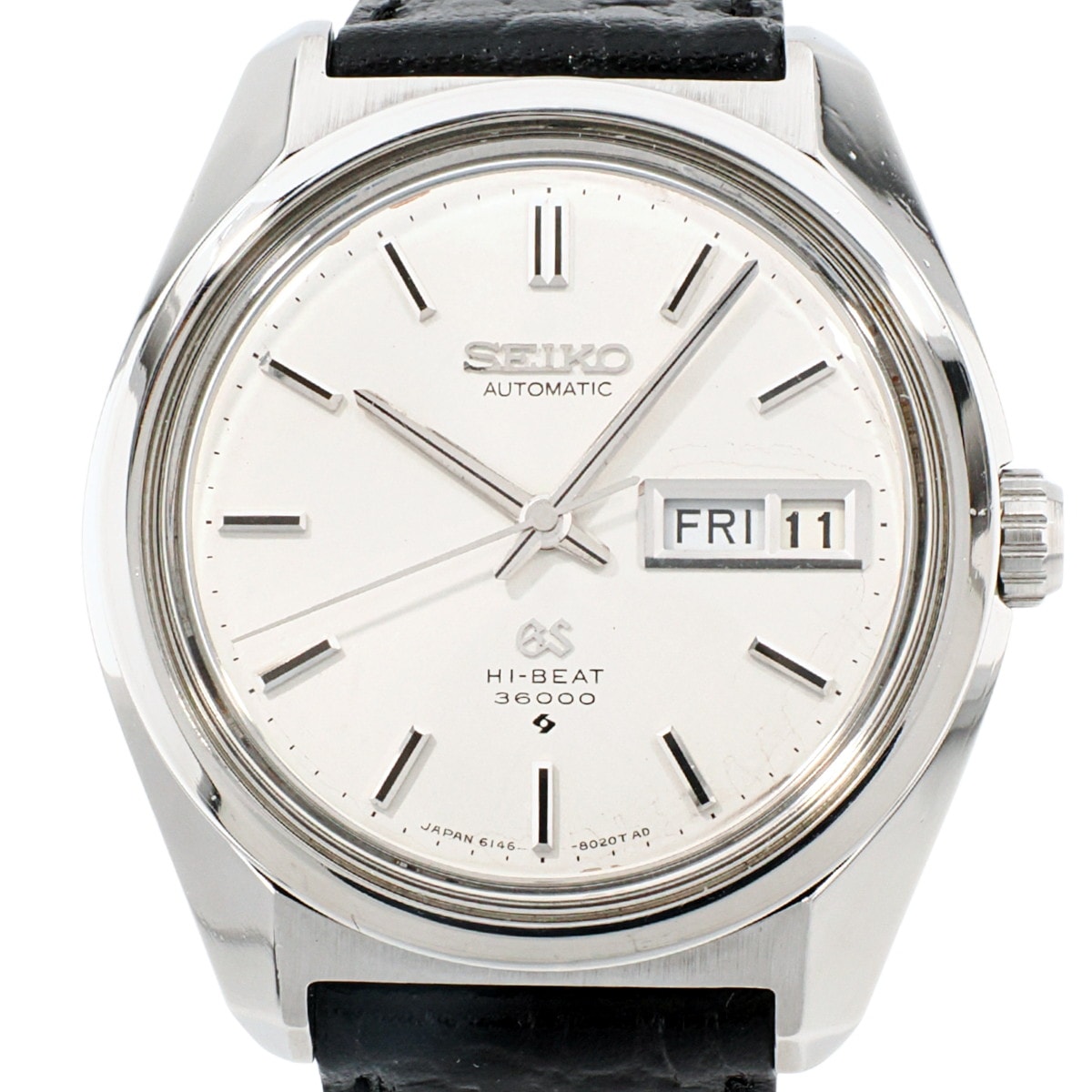 Grand Seiko 6146-8000 Late Model, 10-Beat, Automatic, Overhauled, Manufactured in 1968 (Showa 43)