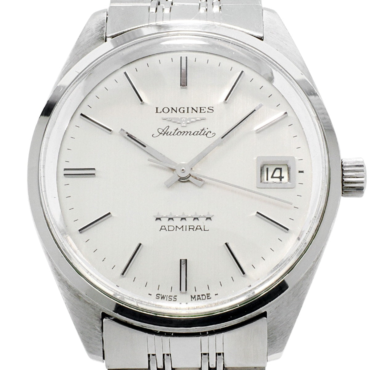 Longines Admiral 5 Star Ref.8336-6, original bracelet, Cal.506 automatic, serviced, 1974.
