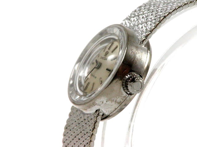 オメガ ジュネーブ 婦人用 18K ホワイトゴールド 手巻 1960年代