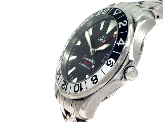 オメガ シーマスターGMT 50周年記念 2534.50 自動巻 OH済 USED