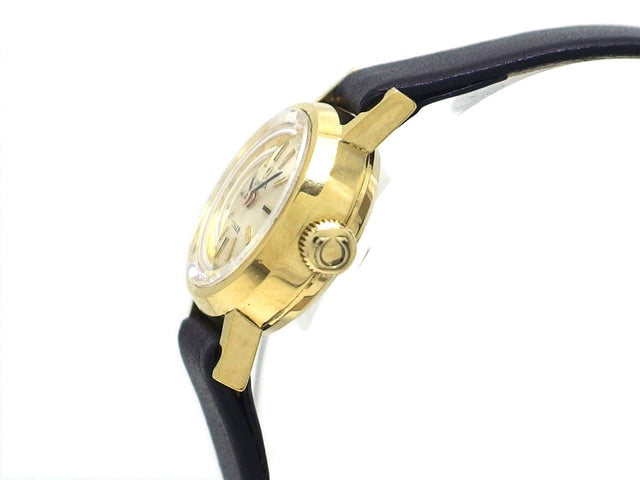 オメガ チューラーWネーム 511180 プリズム風防 18K 手巻 レディース OH済 1965年製