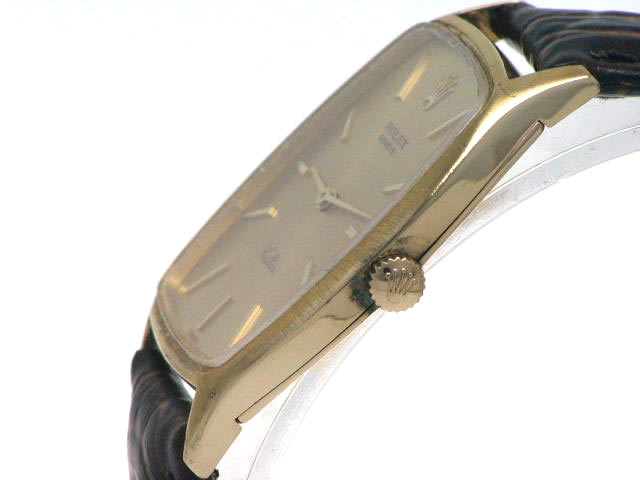 ロレックス チェリーニ 18KYG トノー型 Cal.1600 手巻 OH済 1960年代