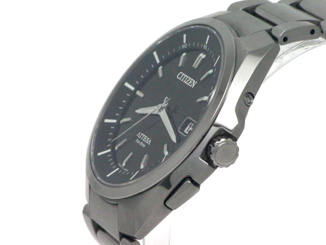 シチズン アテッサ エコ・ドライブ電波時計 ATD53-3052 USED – WATCH COLLE