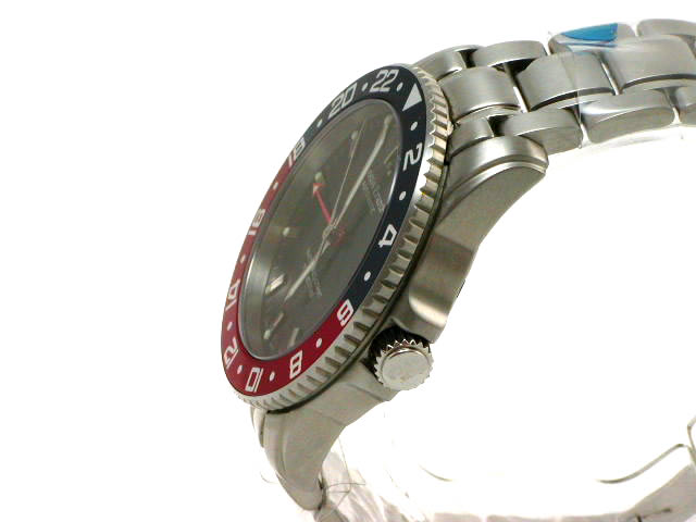 ルイ・エラール GMT 自動巻き SSブレス
