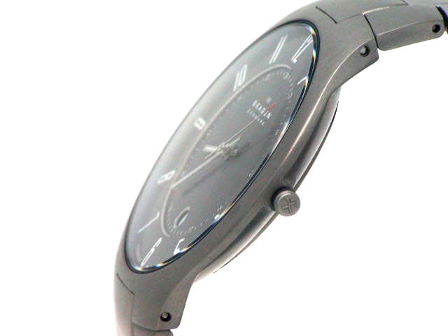 スカーゲン 801XLTXM  クオーツ チタン USED　